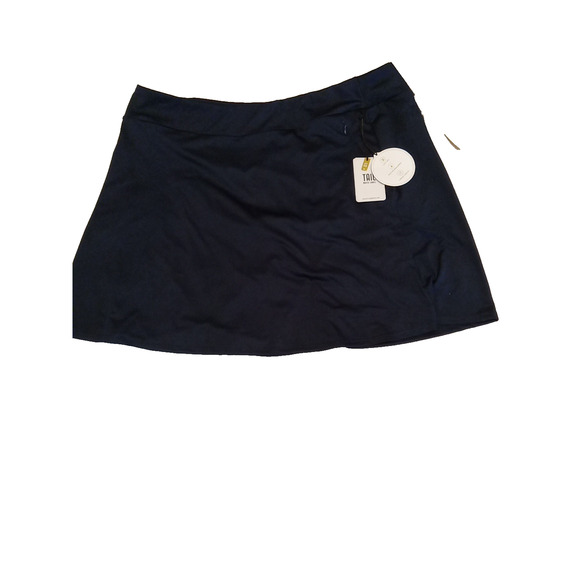 NWT TAIL WHITE LABEL Women's Size XXL Pull-On Black Skort, Flounce NIGHT - Picture 1 of 7